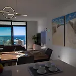 アパート Sunset Cliffs 10 Poniente Vistas Al Mar ベニドルム