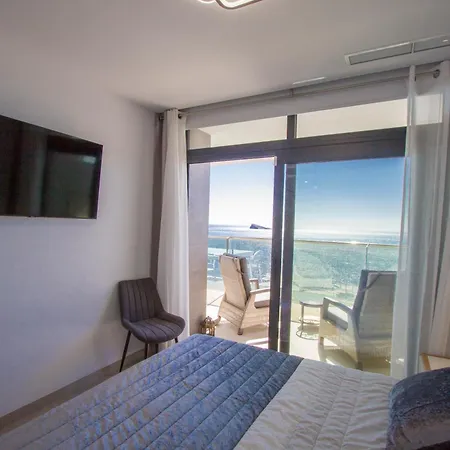 公寓 Sunset Cliffs 10 Poniente Vistas Al Mar 貝尼多姆